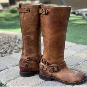 Frye Veronica Back Zip Tall Boots